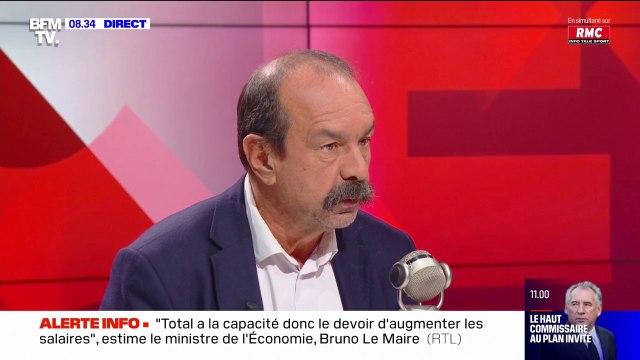 Pénurie de carburants: pour Philippe Martinez, un retour à la normale peut avoir lieu avant la semaine prochaine si la direction de Total accepte d'ouvrir des négociations