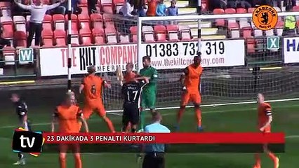 23 dakikada 3 penaltı kurtardı!