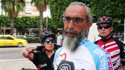 Oğlunun anısına bisikletle yaptığı Türkiye turunu tamamladı