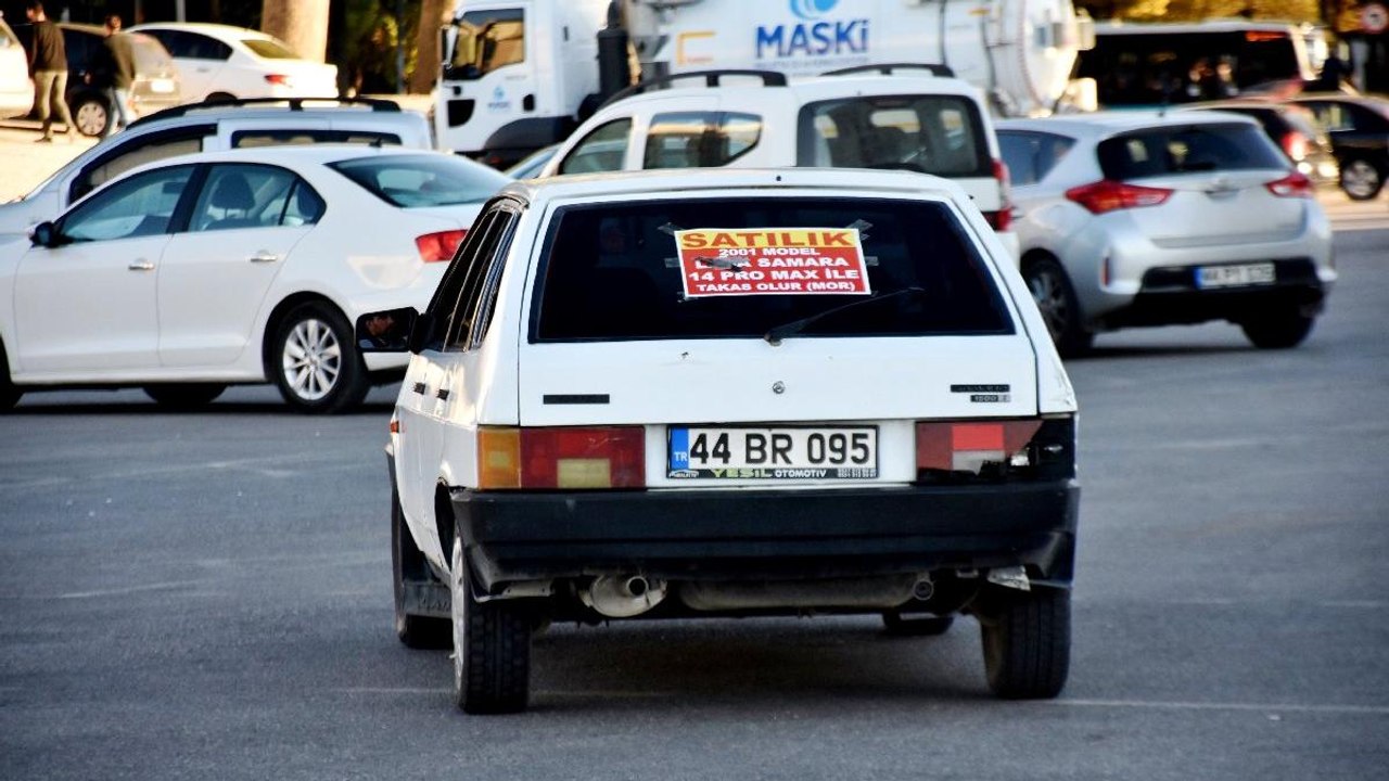 Otomobilini cep telefonu ile takas etti