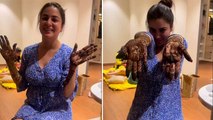 Shraddha Arya First Karwa Chauth Mehendi Video Viral । Boldsky *Entertainment