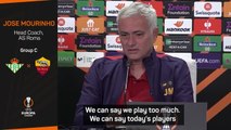 Jose Mourinho laments 'rich clubs' for having it easier in congested season