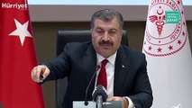 Sağlık Bakanı Fahrettin Koca, Bilim Kurulu toplantısının ardından basın açıklaması yaptı