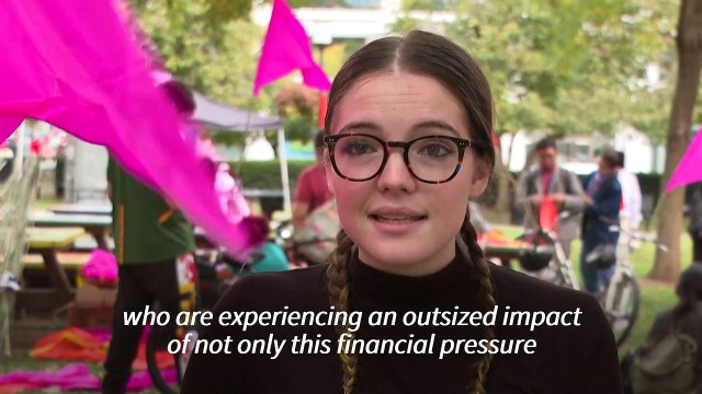 Climate activists hold bicycle protest against IMF and World Bank meetings