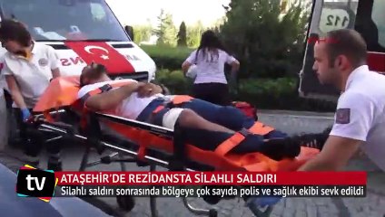 Ataşehir'de rezidansta silahlı saldırı: 3 yaralı