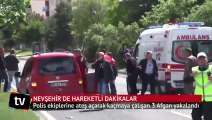 Polis ekiplerine ateş açarak kaçmaya çalışan 3 Afgan yakalandı