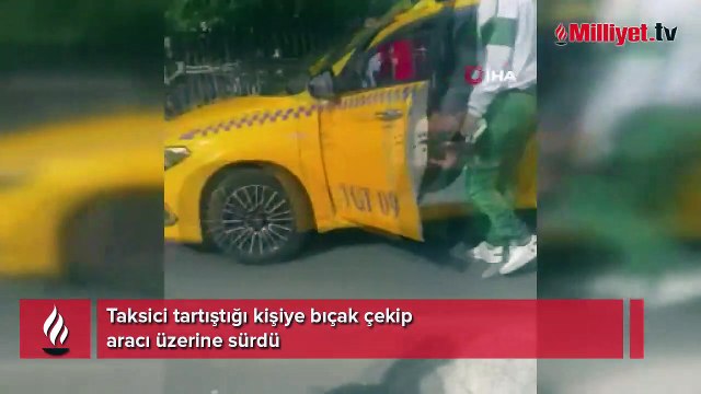 Taksici ekmek bıçağı ile terör estirdi