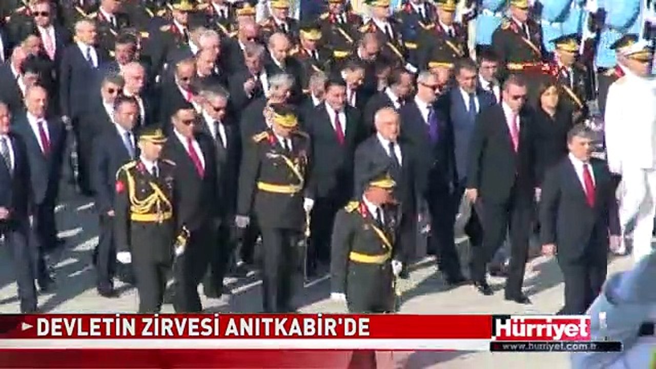 30 AĞUSTOS ZAFER BAYRAMI DOLAYISIYLA ANITKABİR'DE TÖREN DÜZENLENDİ