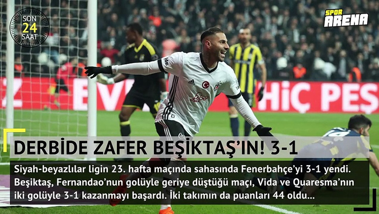 Derbide zafer Beşiktaş'ın!