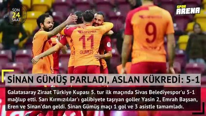 Sinan Gümüş parladı, Aslan kükredi