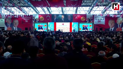 MHP Genel Başkanı Devlet Bahçeli, MHP’nin kuruluşunun 50. yıl dönümünde konuştu
