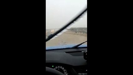 Tải video: Il maltempo investe ancora il trapanese, allagata l'autostrada a Birgi