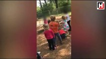 Kreş öğretmeni 4 yaşındaki çocuğu taşlattı!