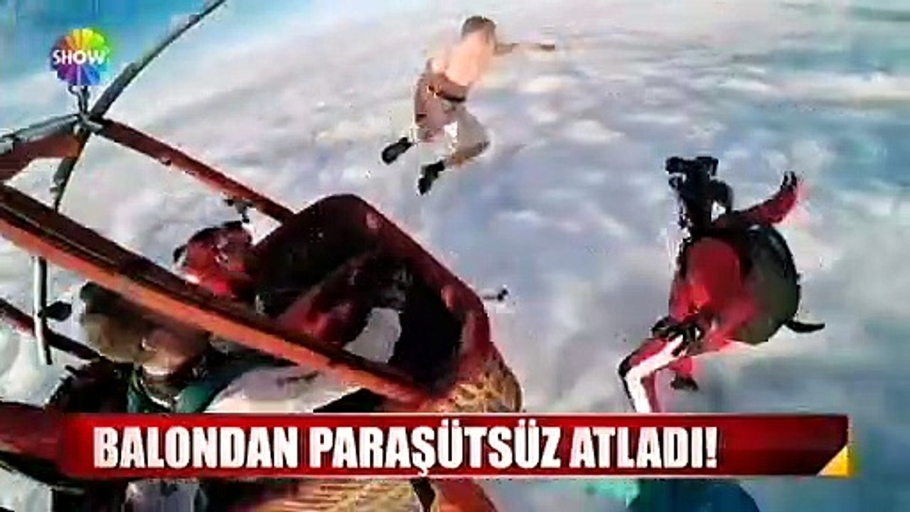 Çılgın adam 4 bin metreden paraşütsüz atladı