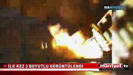 ROKETİN FIRLATILIŞ ANI İLK KEZ 3 BOYUTLU GÖRÜNTÜLENDİ