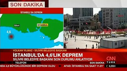 İstanbul’da 4.6 büyüklüğünde deprem