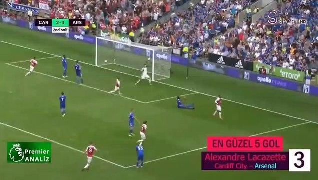 Premier Lig’de 4.haftanın en güzel 5 golü