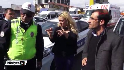 D-100'de  7 araçlık zincirleme kaza:  1 ölü