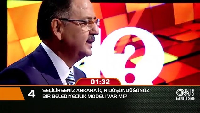 Seçilirseniz Ankara için düşündüğünüz bir belediyecilik modeli var mı?