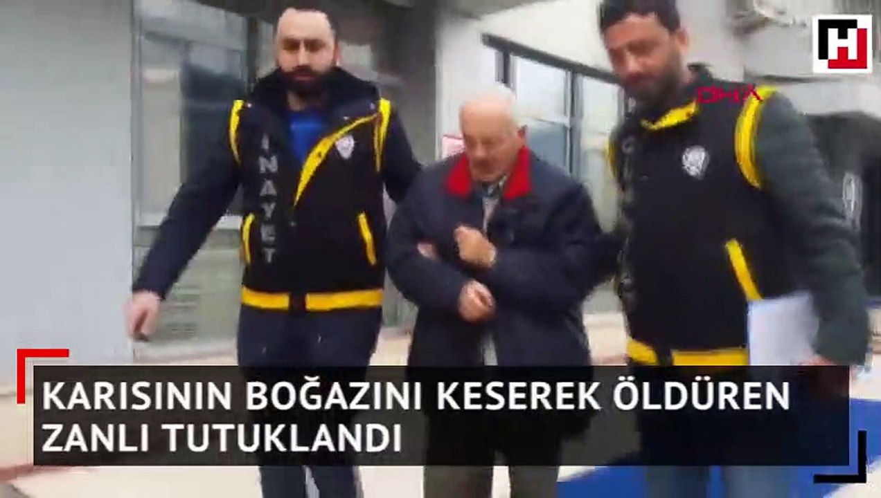 Karısının boğazını keserek öldüren zanlı tutuklandı