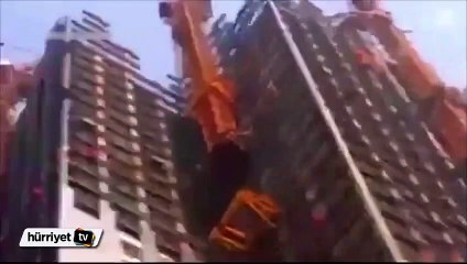 Çin bunu da yaptı: 19 günde 57 katlı gökdelen