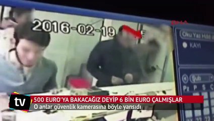 Eski Euro'larını değiştirme bahanesiyle 6 bin Euro çaldı