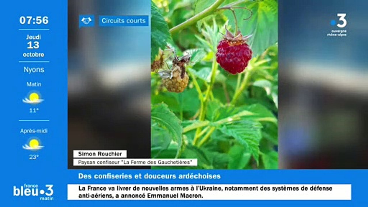 À Pailharès, Simon Rouchier, Paysan confiseur, produit et transforme ses fruits bio en confiseries