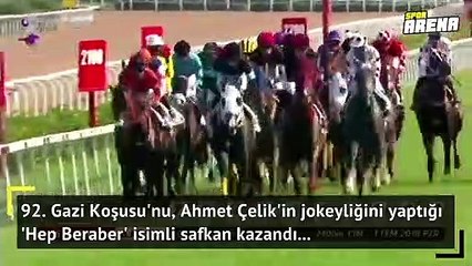 92. Gazi Koşusu'nda kazanan 'Hep Beraber'!