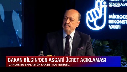 Son dakika! Bakan Bilgin'den 'asgari ücret' açıklaması
