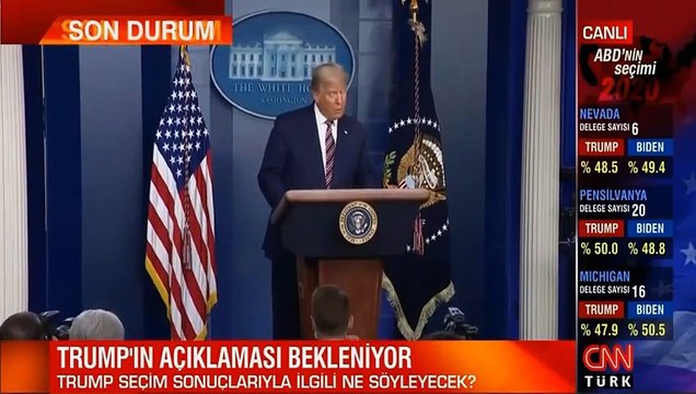 Son dakika haberi: ABD Başkanı Donald Trump'tan seçime ilişkin flaş açıklamalar
