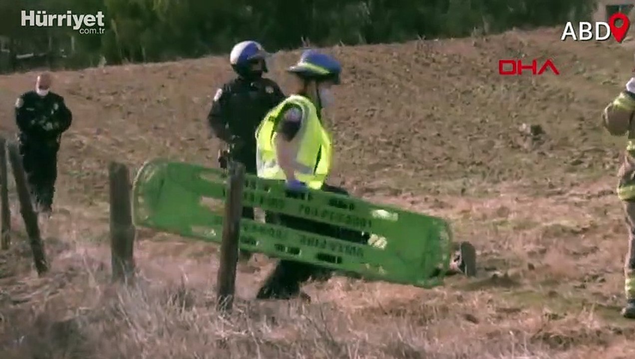 ABD'de hırsızla polis arasında kovalamaca böyle görüntülendi