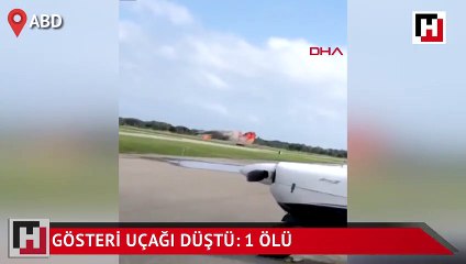 ABD'de gösteri uçağı düştü 1 ölü