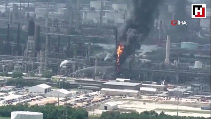 Teksas’ta rafine yangını: Halka "sığınaklara gidin" çağrısında bulunuldu