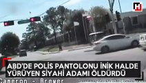 ABD'de polis pantolonu inik halde yürüyen siyahİ adamı öldürdü