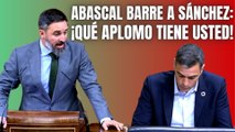 Demoledor: Abascal barre a Sánchez en el Congreso: ¡Qué aplomo tiene usted!