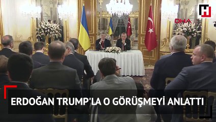 Erdoğan Trump'la o görüşmeyi anlattı: "Halkbank konusunda talimat vereceğim"