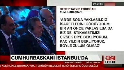 Erdoğan'dan AB ve referandum açıklaması
