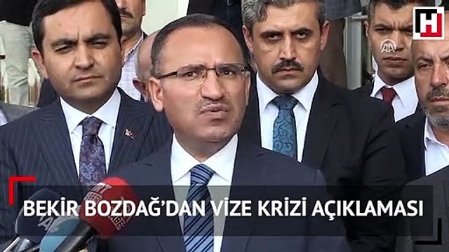 Bekir Bozdağ’dan vize krizi açıklaması