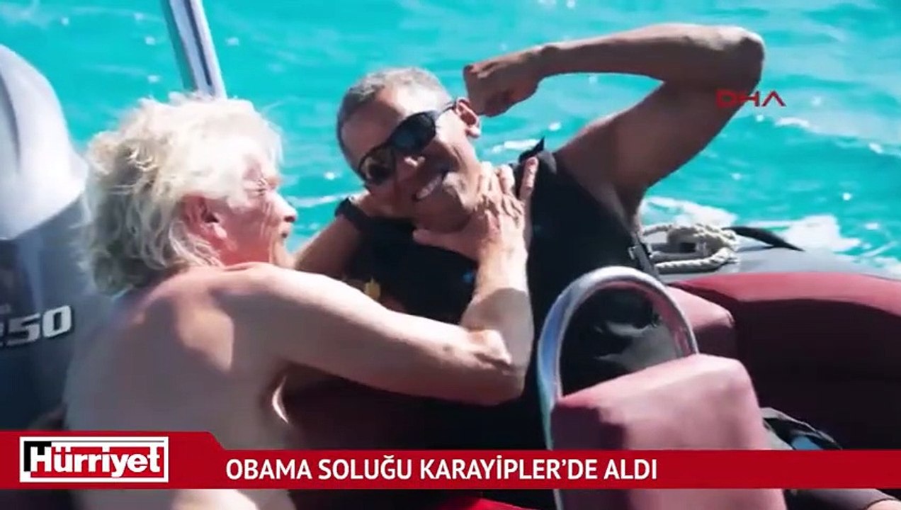 Obama soluğu Karayipler’de aldı