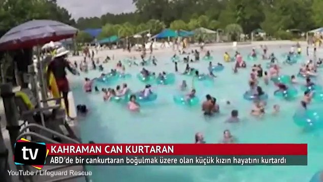 Kahraman cankurtaran küçük kızın hayatını kurtardı