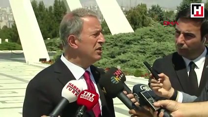 Bakan Akar: 'YPG'nin çekildiğine dair bilgi var, teyide muhtaç. Bizzat görmek istiyoruz'