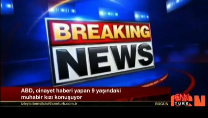 ABD'de 9 yaşındaki muhabir kız gündem oldu