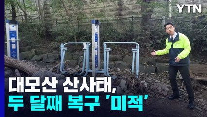대모산 산사태, 두 달째 복구 '미적'..."제2의 우면산 막아야" / YTN