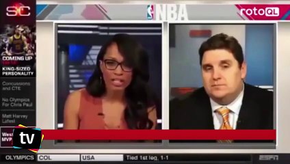 Analist canlı yayında uyudu