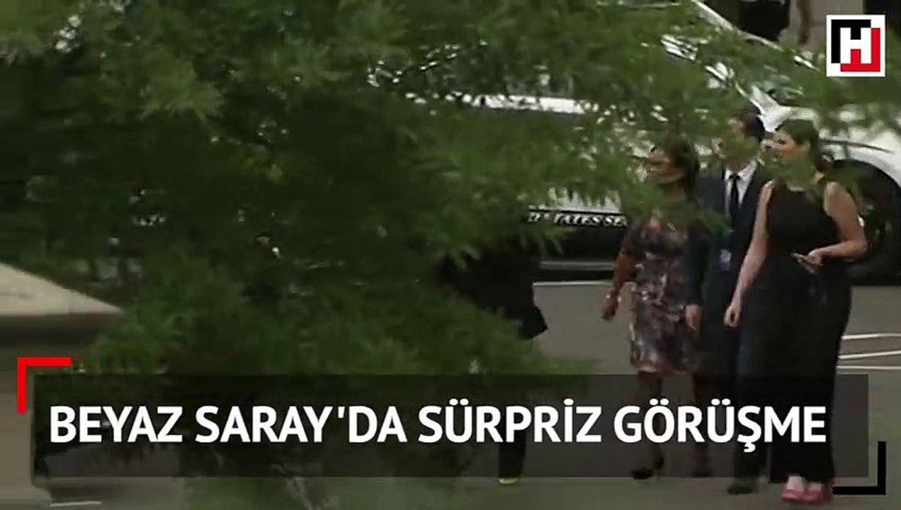 Beyaz Saray'da sürpriz görüşme! Bu pozu verdiler