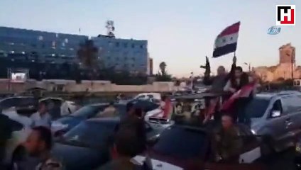 Saldırı sonrası Şam’dan ilk görüntüler