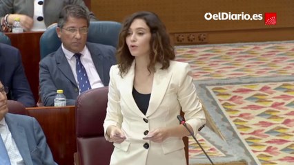 Ayuso acusa al Gobierno de "vivir de las rentas" de la Guerra Civil