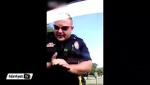 Polis, cop ile camı kırıp sürücüyü otomobilinden çıkarttı