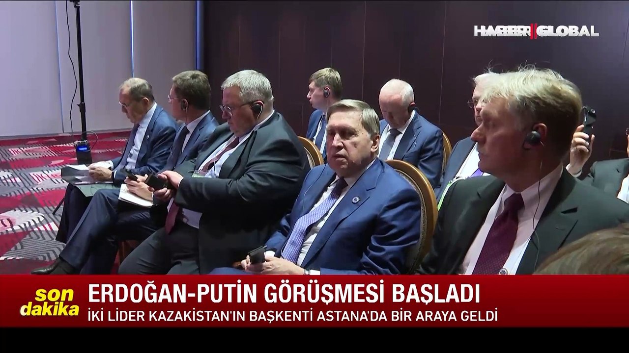 Erdoğan-Putin görüşmesi başladı