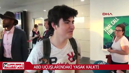 ABD'nin Türkiye uçuşlarında kabin içi elektronik cihaz yasağı kaldırıldı